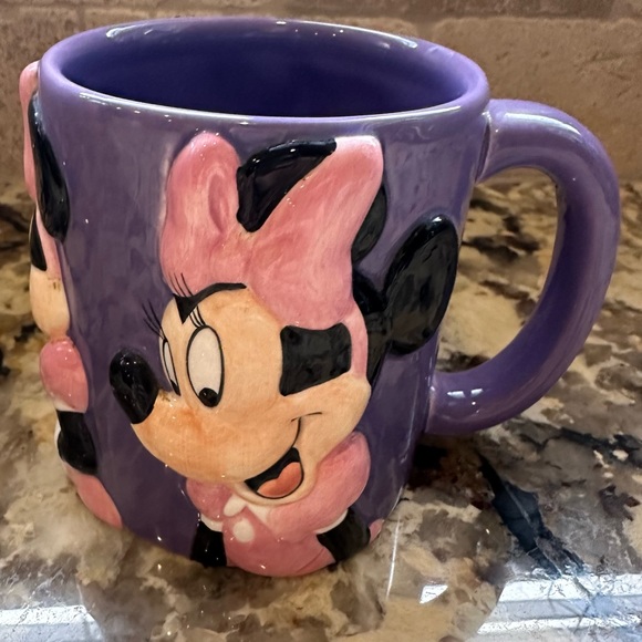Disney 3D Minnie Mouse emotions coffee tea mug cup - Picture 1 of 8